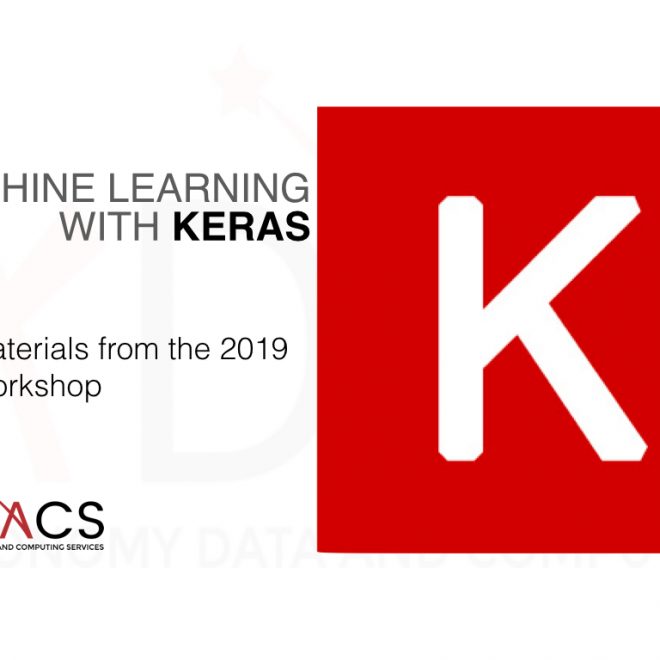 Machine Learning with Keras
