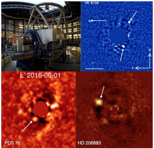 NaCo instrument and exo-planet detections